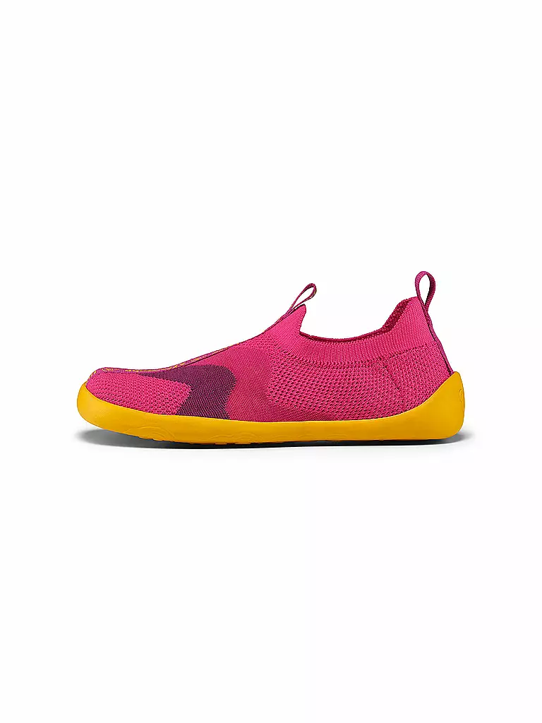 AFFENZAHN | Zapatos descalzos para niños - Zapatillas KNIT HAPPY Flinky | Fucsia