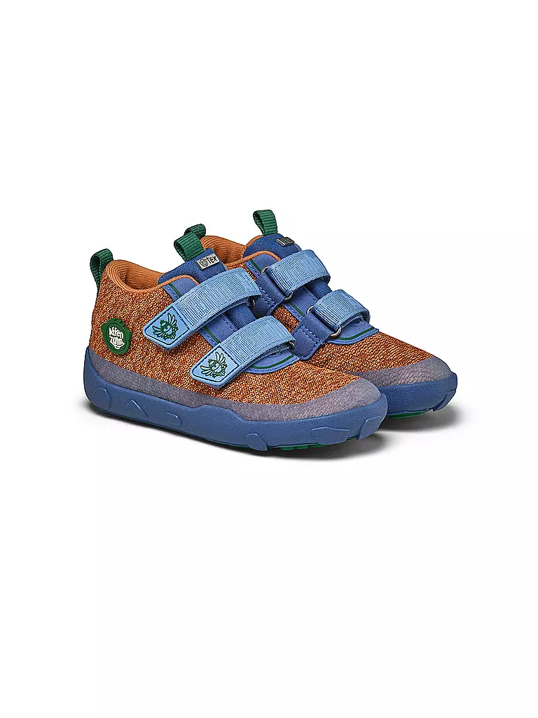 AFFENZAHN | Zapatos descalzos para niños - Zapatos de transición KNIT HAPPY Ave del paraíso | braun