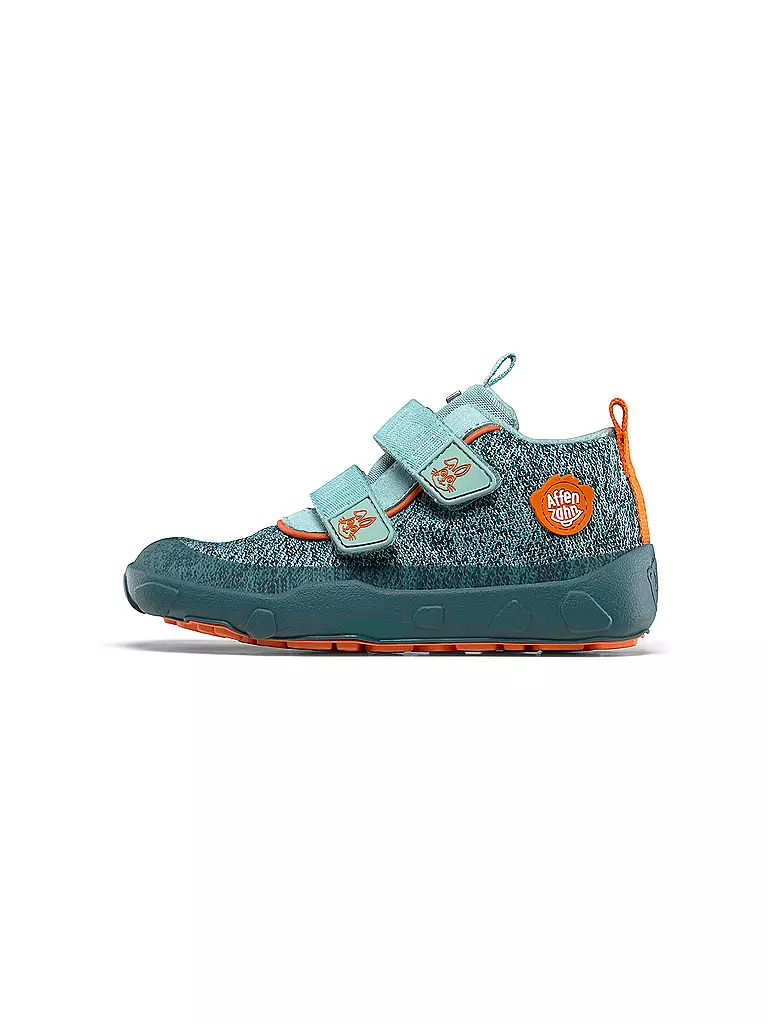 AFFENZAHN | Zapatos descalzos para niños - Zapatos de transición KNIT HAPPY Conejo | hellgrün