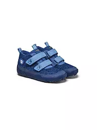 AFFENZAHN | Zapatos descalzos para niños - Zapatos de transición KNIT HAPPY Conejo | Azul oscuro
