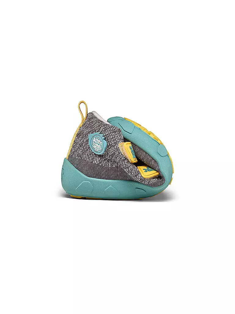 AFFENZAHN | Zapatos descalzos para niños - Zapatos de transición KNIT HAPPY Rhino | 