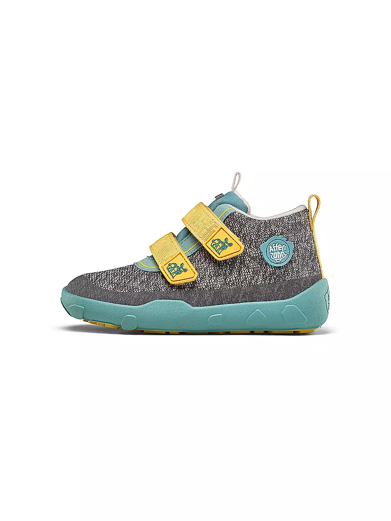 AFFENZAHN | Zapatos descalzos para niños - Zapatos de transición KNIT HAPPY Rhino | 