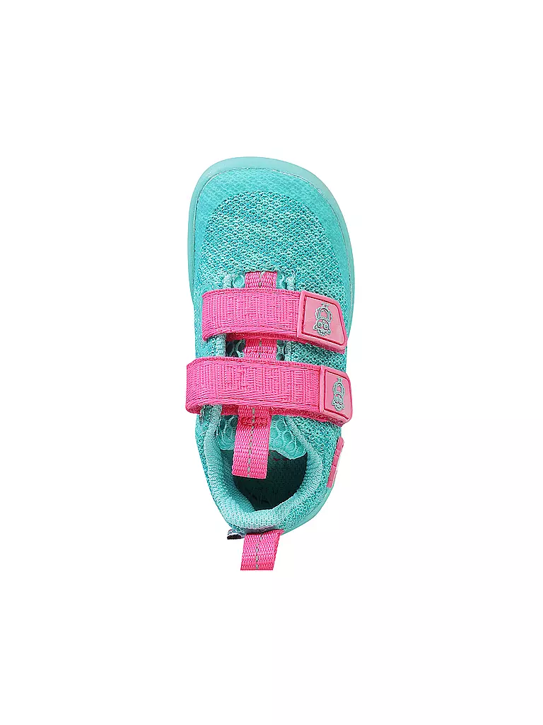 AFFENZAHN | Zapatos descalzos para niños KNIT HAPPY Búho | Turquesa