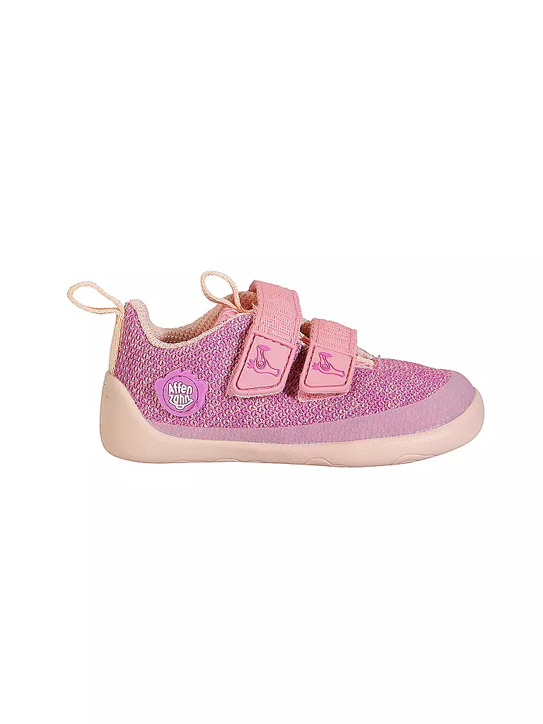 AFFENZAHN | Zapatos descalzos para niños KNIT HAPPY Flamingo | Rosa