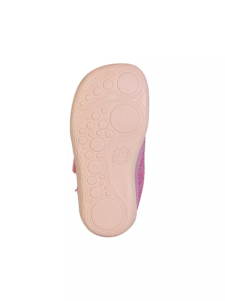 AFFENZAHN | Zapatos descalzos para niños KNIT HAPPY Flamingo | Rosa