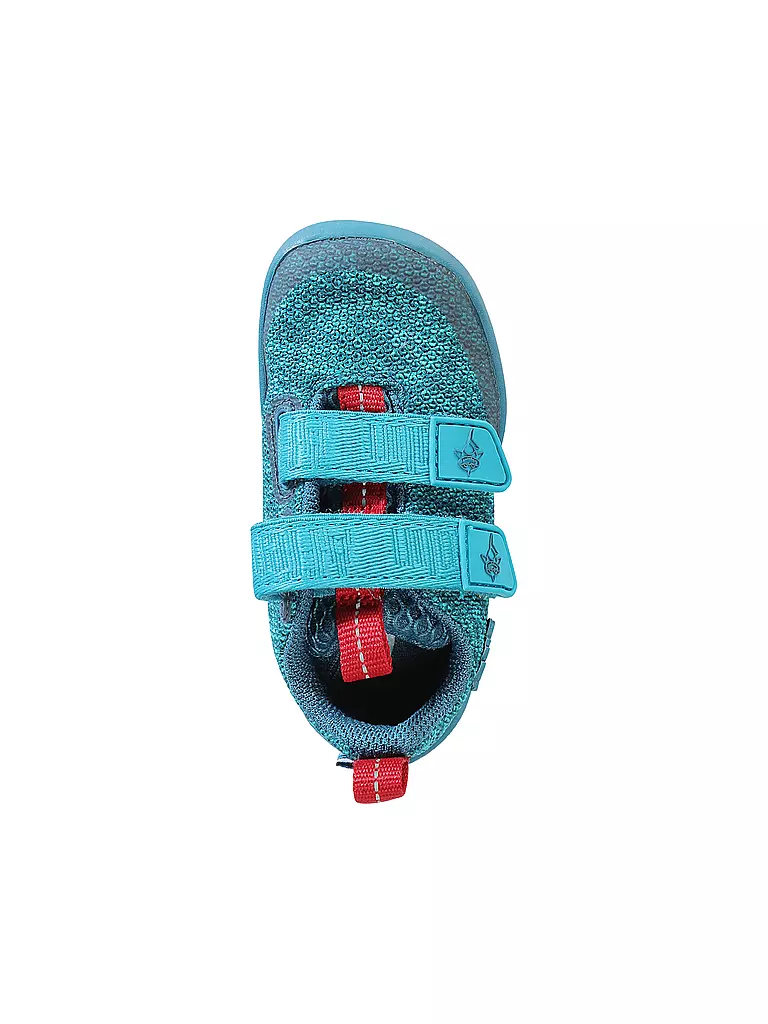 AFFENZAHN | Zapatos descalzos para niños KNIT HAPPY Hai | Azul