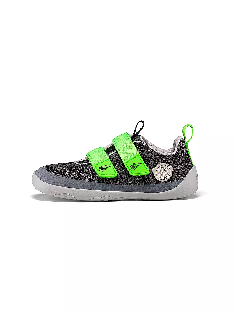 AFFENZAHN | Zapatos descalzos para niños KNIT HAPPY Panther | Gris