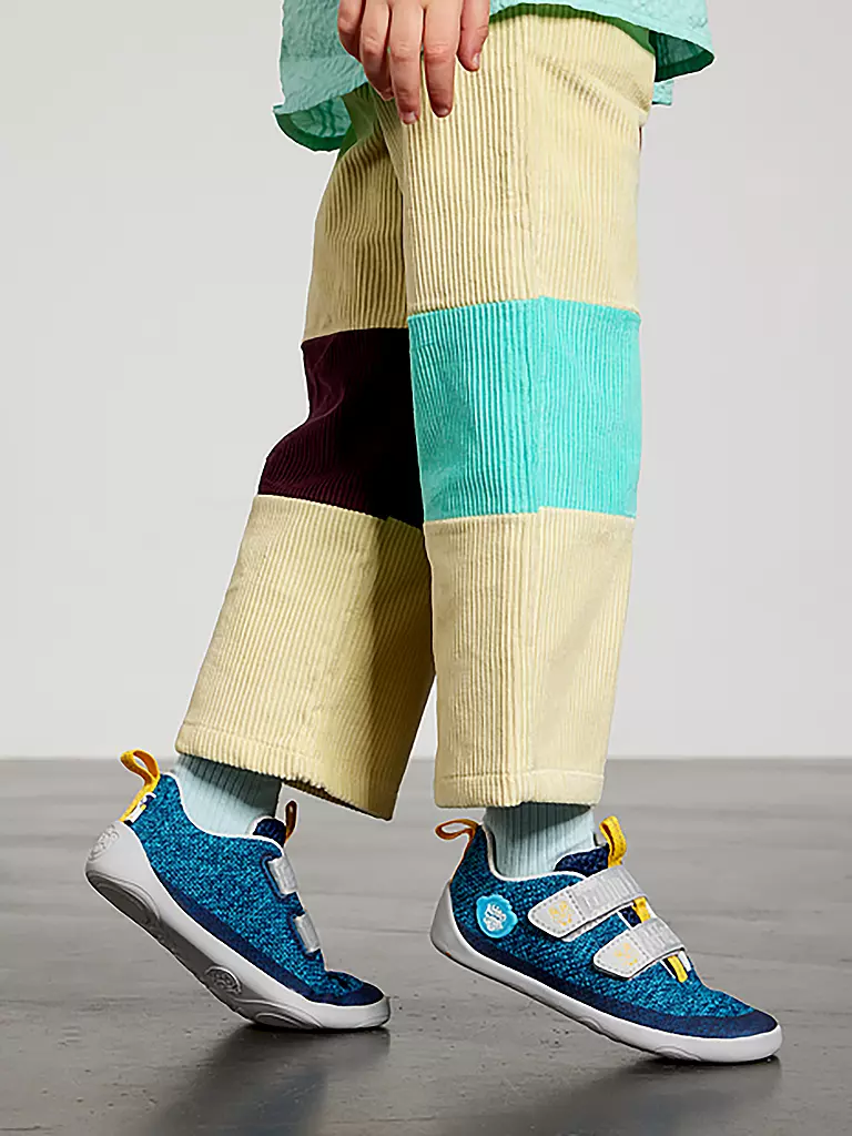 AFFENZAHN | Zapatos descalzos para niños KNIT HAPPY Pinguin | 
