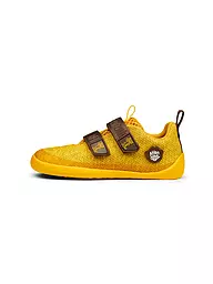 AFFENZAHN | Zapatos descalzos para niños KNIT HAPPY Katze | Amarillo
