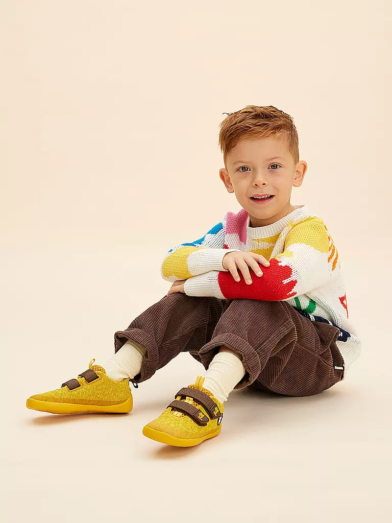 AFFENZAHN | Zapatos descalzos para niños KNIT HAPPY Tiger | 