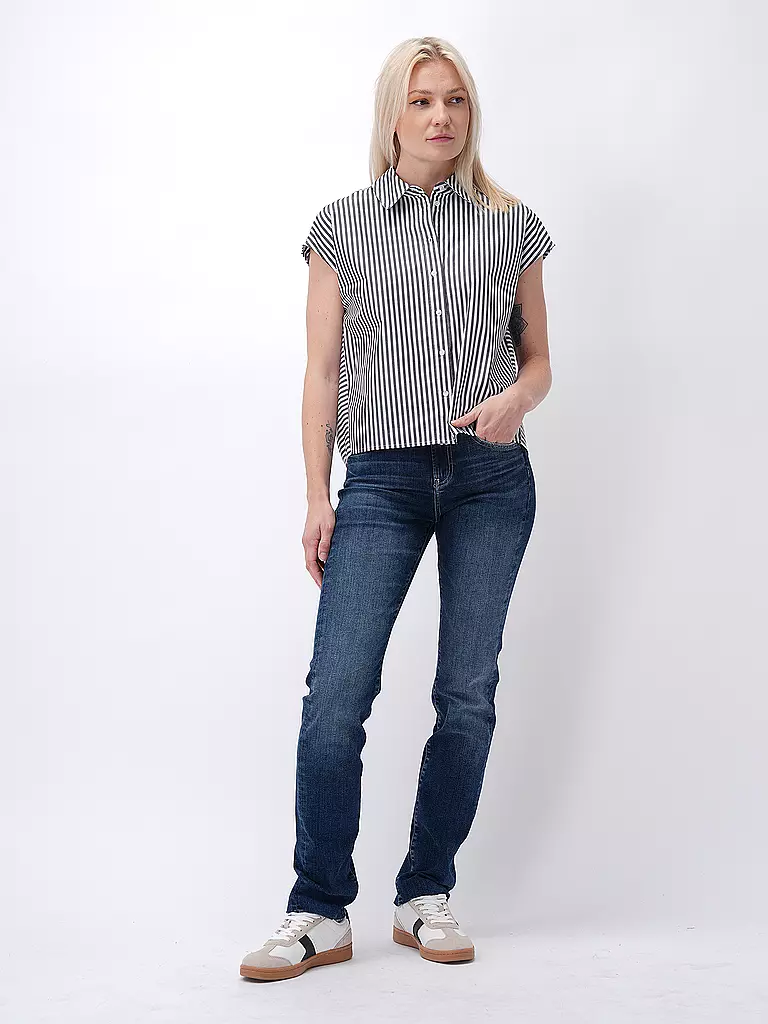 AG | Jeans Relaxed Slim Fit GIRLFRIEND | Azul oscuro