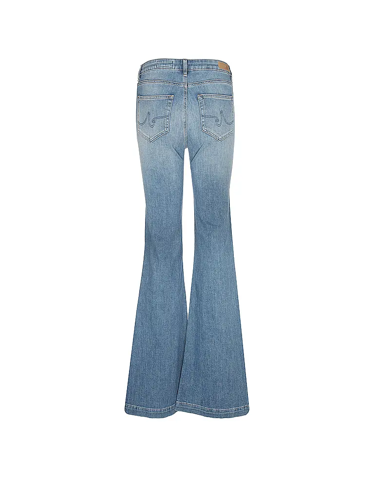 AG | Nombre del producto: Jeans Flared Fit TROPEA
Marca: AG
Color: azul
Categorías: Moda, Mujer

Material: Denim, Algodón, Stretch
Diseño: Liso
Largo (Pantalones/Jeans): Largo normal
Estilo: Puro
Altura de la cintura: Cintura media
Detalles: Bolsillos later | Azul