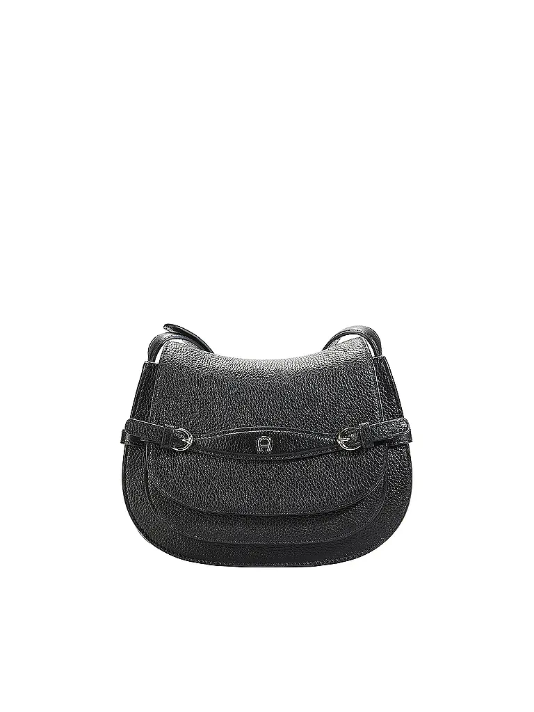 AIGNER | Bolso de cuero - Bolso bandolera CAVALLO Small | Negro