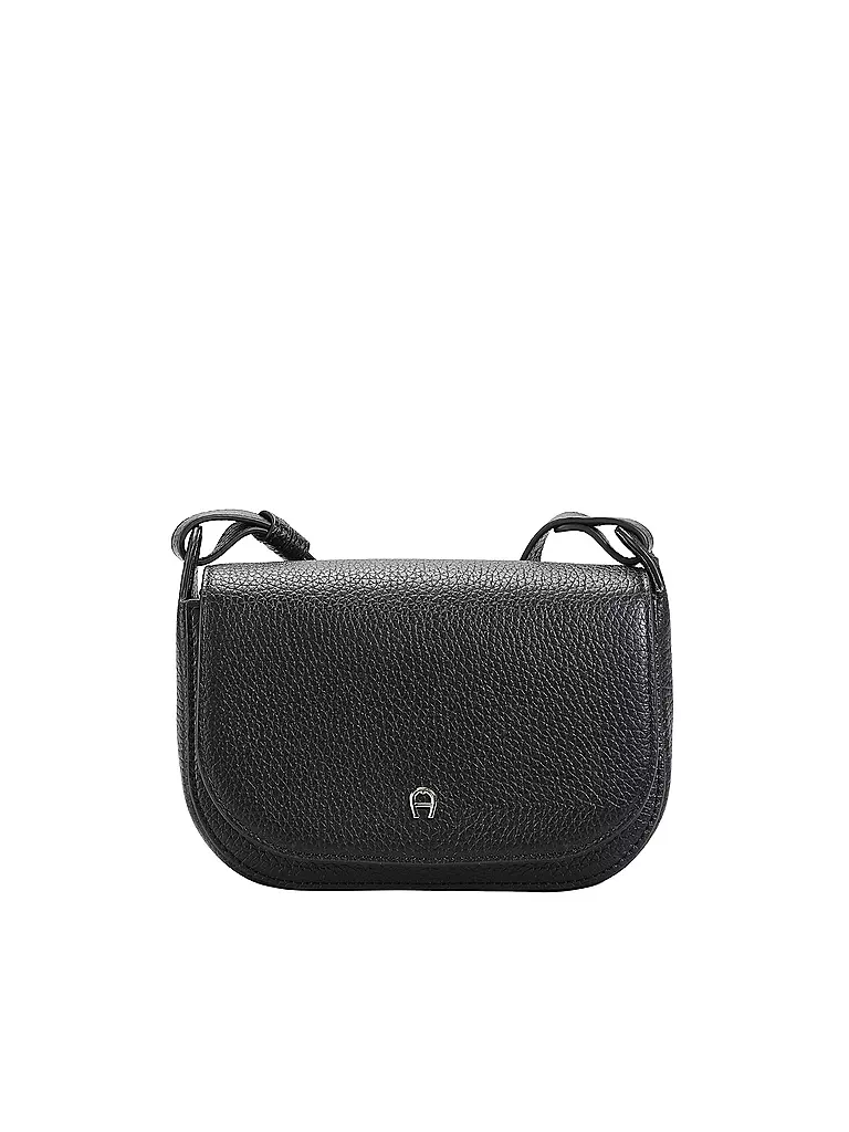 AIGNER | Bolso de cuero - Bolso bandolera PURA Small | Negro