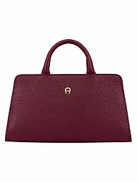 AIGNER | Bolso de cuero - Bolso de mano CYBILL Small | Rojo oscuro