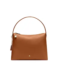 AIGNER | Bolso de cuero - Bolso Hobo DELIA Large | Marrón