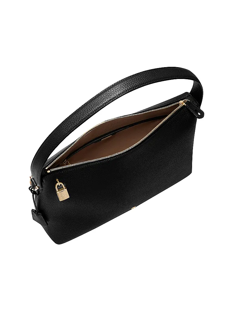 AIGNER | Bolso de cuero - Bolso Hobo DELIA Large | Negro