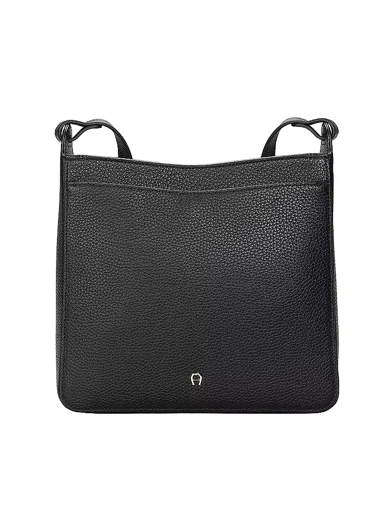 AIGNER | Bolso de cuero - Bolso Hobo PURA Medium | Negro