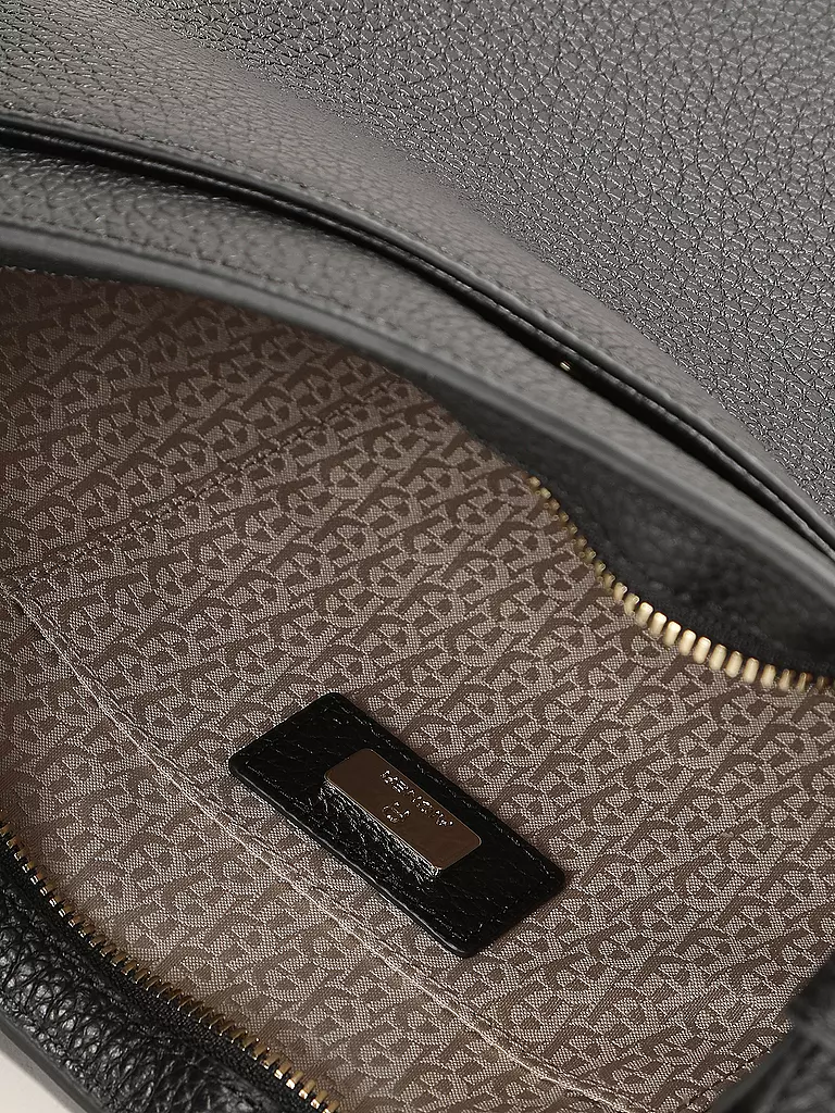 AIGNER | Bolso de cuero - Bolso Hobo PURA Medium | Negro