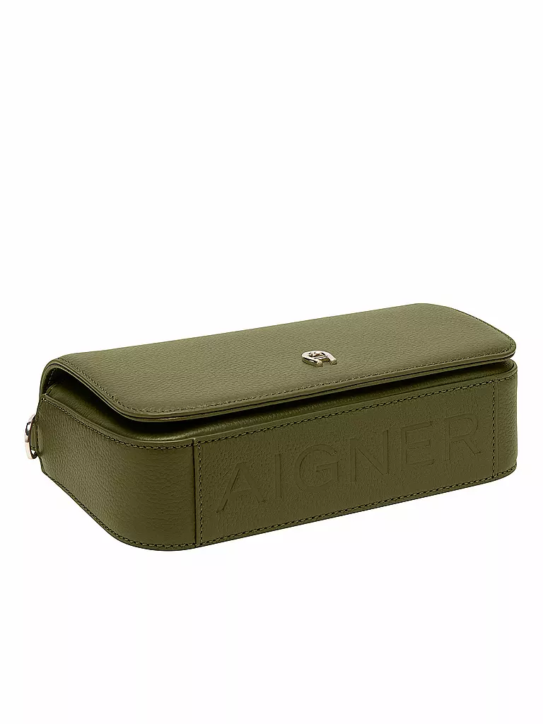 AIGNER | Bolso de cuero - Mini Bag ZITA Small | Oliva