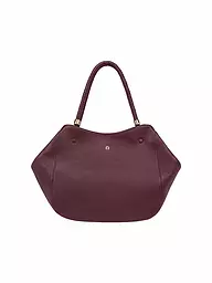 AIGNER | Ledertasche  - Shopper CARRE SOFT Large | Rojo oscuro
