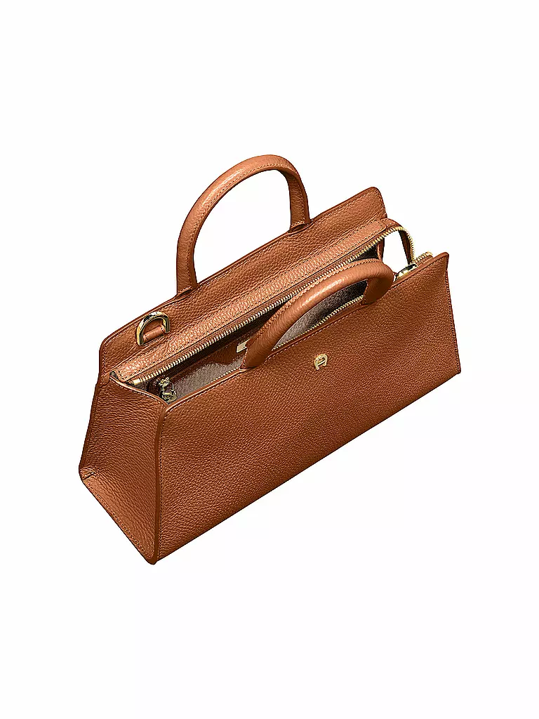 AIGNER | Ledertasche - Henkeltasche CYBILL | Marrón