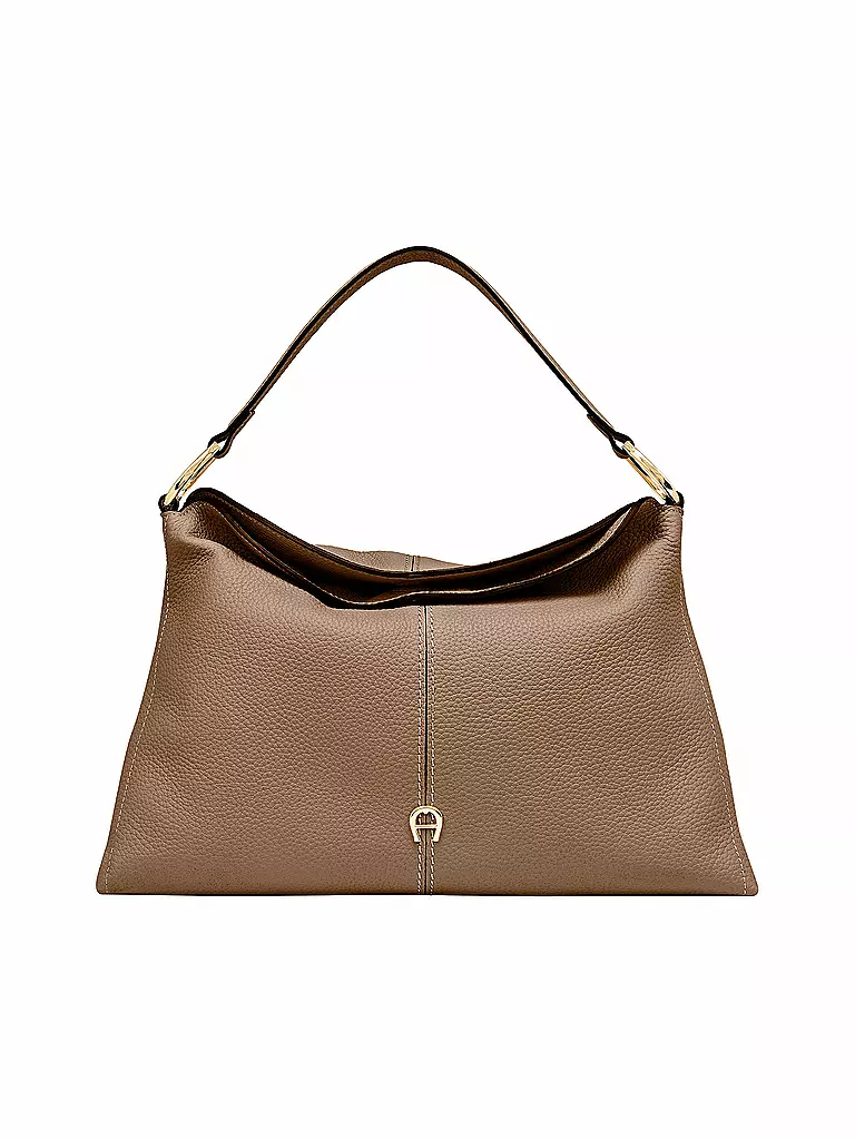 AIGNER | Ledertasche - Hobo SAVANNAH Medium | Beige