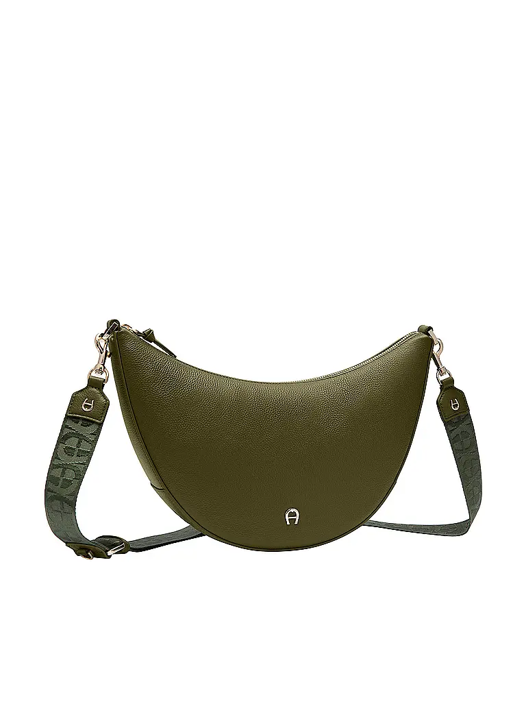 AIGNER | Ledertasche - Umhängetasche ZITA Medium | Oliva