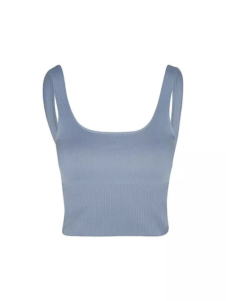 AIM'N | Top - Bralette Corte Ajustado | Azul oscuro
