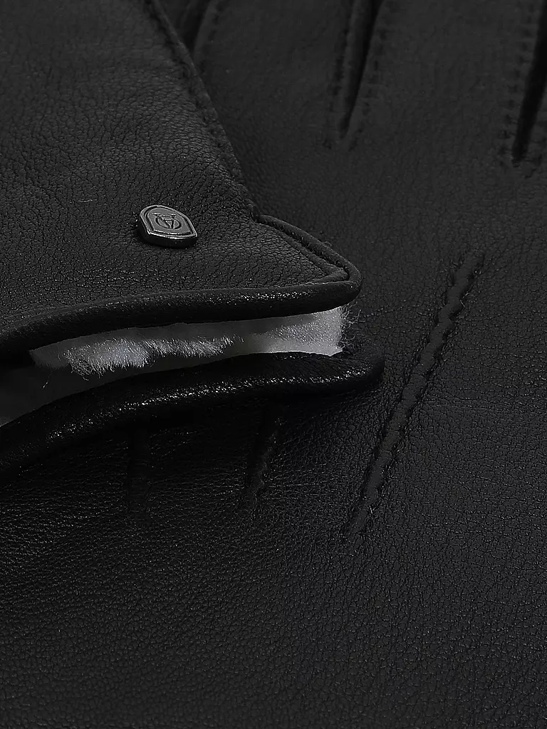 AKAROA | Guantes de cuero BEN | Negro