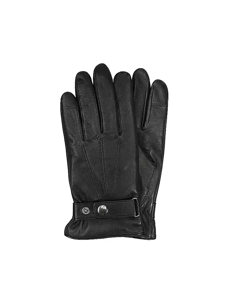 AKAROA | Guantes de cuero RON | Negro