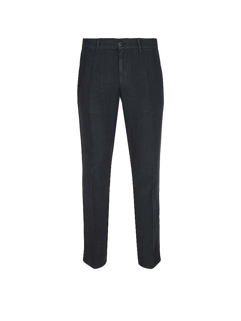 Pantalón de lino LOU-J azul oscuro 30/L34