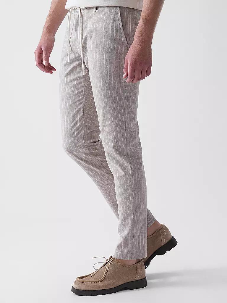 ALBERTO | Pantalón de lino JUMP | Beige