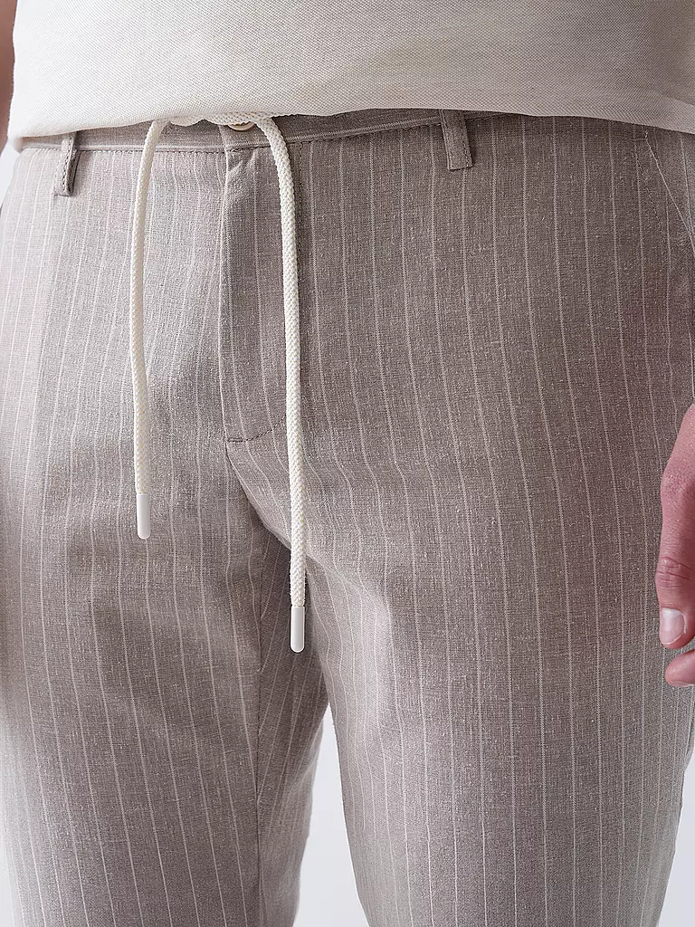 ALBERTO | Pantalón de lino JUMP | Beige