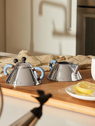 ALESSI | Azucarero con cuchara 0,2 l (acero inoxidable)