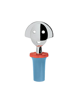 ALESSI | Tapón de botella Anna Stop azul claro 4cm