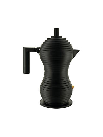 ALESSI | Máquina de café espresso Pulcina Black Alu/Negro 3 tazas