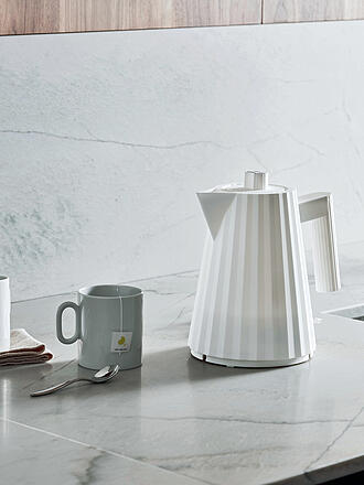 ALESSI | Hervidor de agua Plissé blanco 1 l MDL06/1W