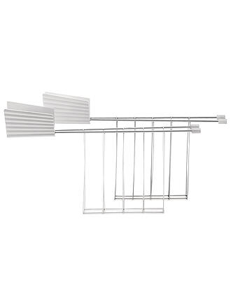ALESSI | Pinza para sándwiches Plisse 2er Blanco MDL08RACKW