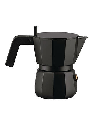 ALESSI | Cafetera exprés Moka 1 taza negro