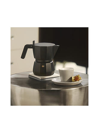 ALESSI | Cafetera exprés Moka 1 taza negro