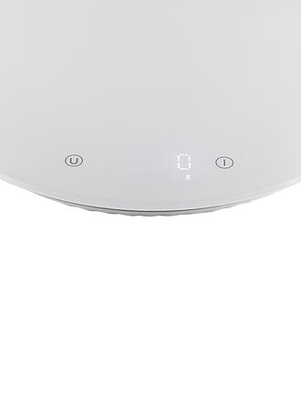 ALESSI | Báscula de cocina digital Plisse Resina termoplástica / Blanco