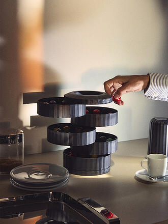 ALESSI | Soporte para cápsulas de café PLISSE Black