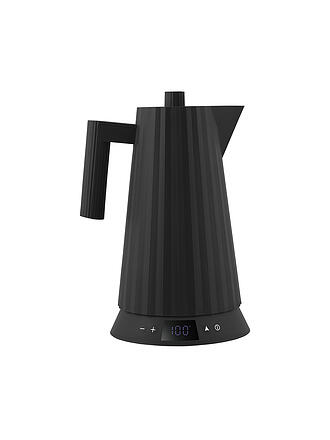 ALESSI | Hervidor de agua 1,7l Plissee Th. Harz / Negro