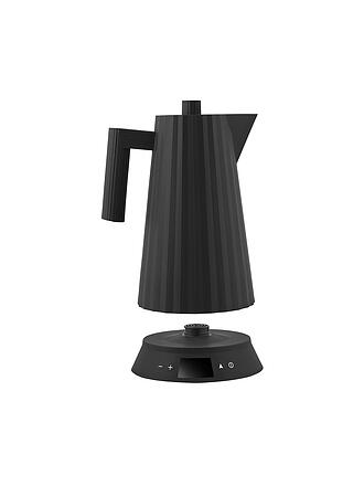 ALESSI | Hervidor de agua 1,7l Plissee Th. Harz / Negro