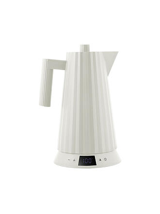 ALESSI | Hervidor de agua 1,7 l Plissee Th. Harz / Blanco