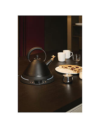 ALESSI | Hervidor eléctrico 1,5 l Michael Graves acero inoxidable negro