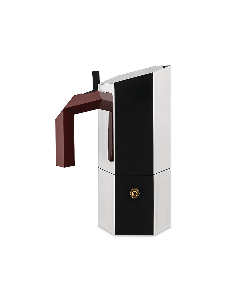 Cafetera exprés MENHIR 3 tazas acero inoxidable plata