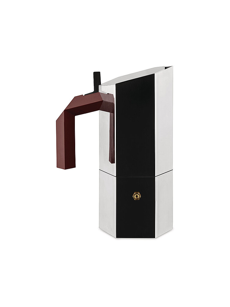 Cafetera exprés MENHIR 6 tazas acero inoxidable plata
