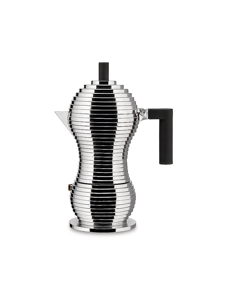 Cafetera exprés PULCINA 6 tazas Aluminio / Negro plata